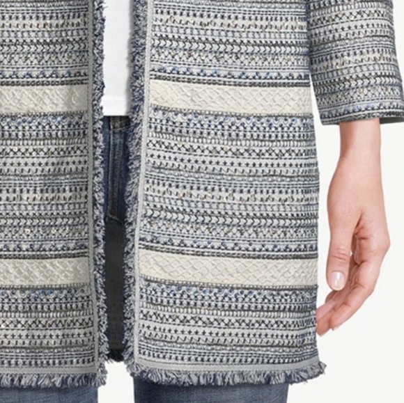 ⭐ Eyelet Jacket Embellished Femanine Embroidered - Picture 2 of 11